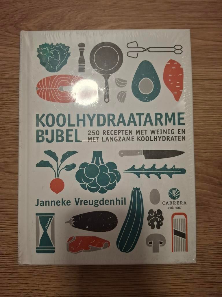 Janneke Vreugdenhil - Koolhydraatarme bijbel, Boeken, Kookboeken, Ophalen of Verzenden, Nieuw, Janneke Vreugdenhil