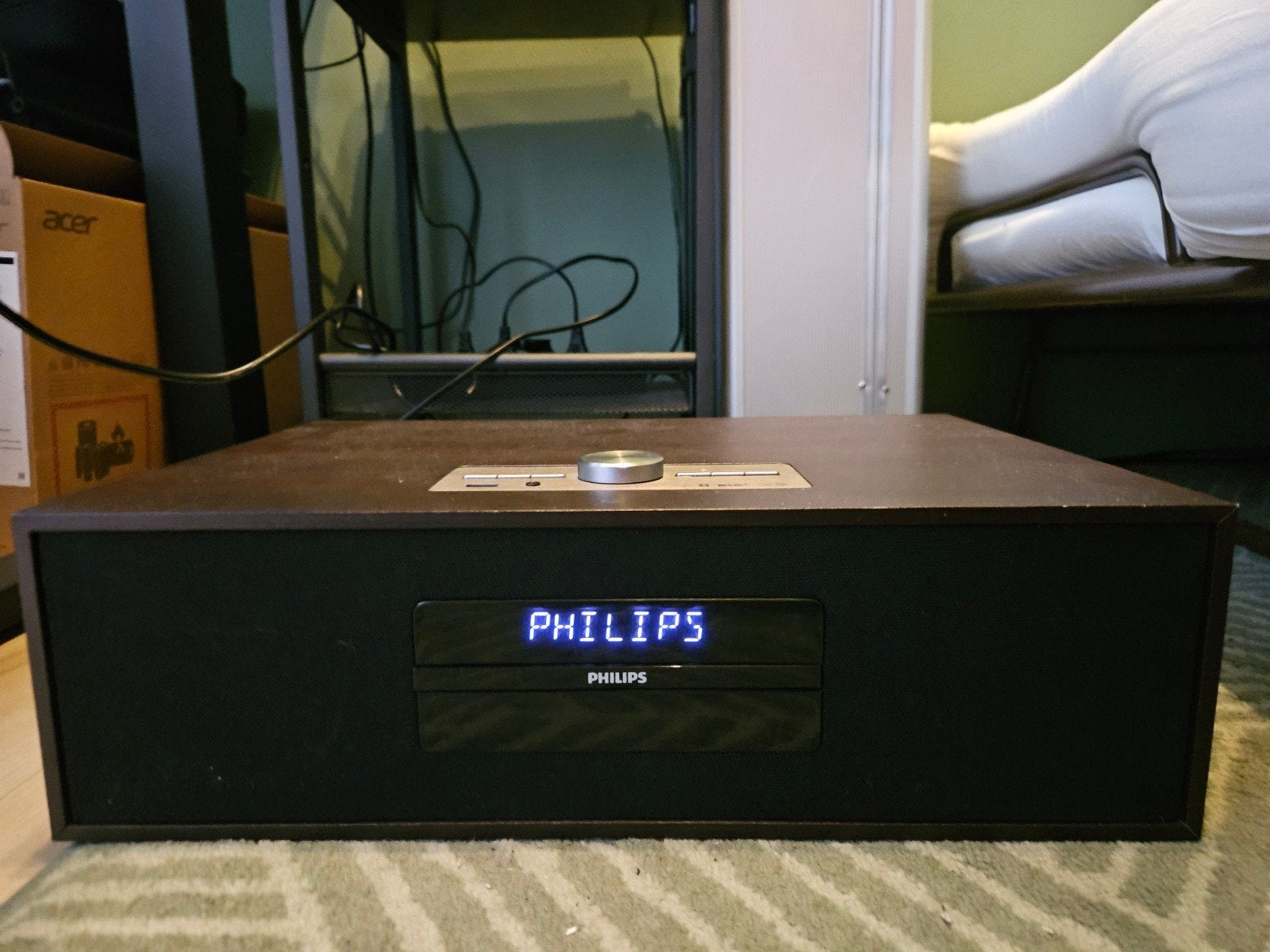 Philips micro audiosysteem, Ophalen of Verzenden, Zo goed als nieuw, Tuner of Radio, Philips