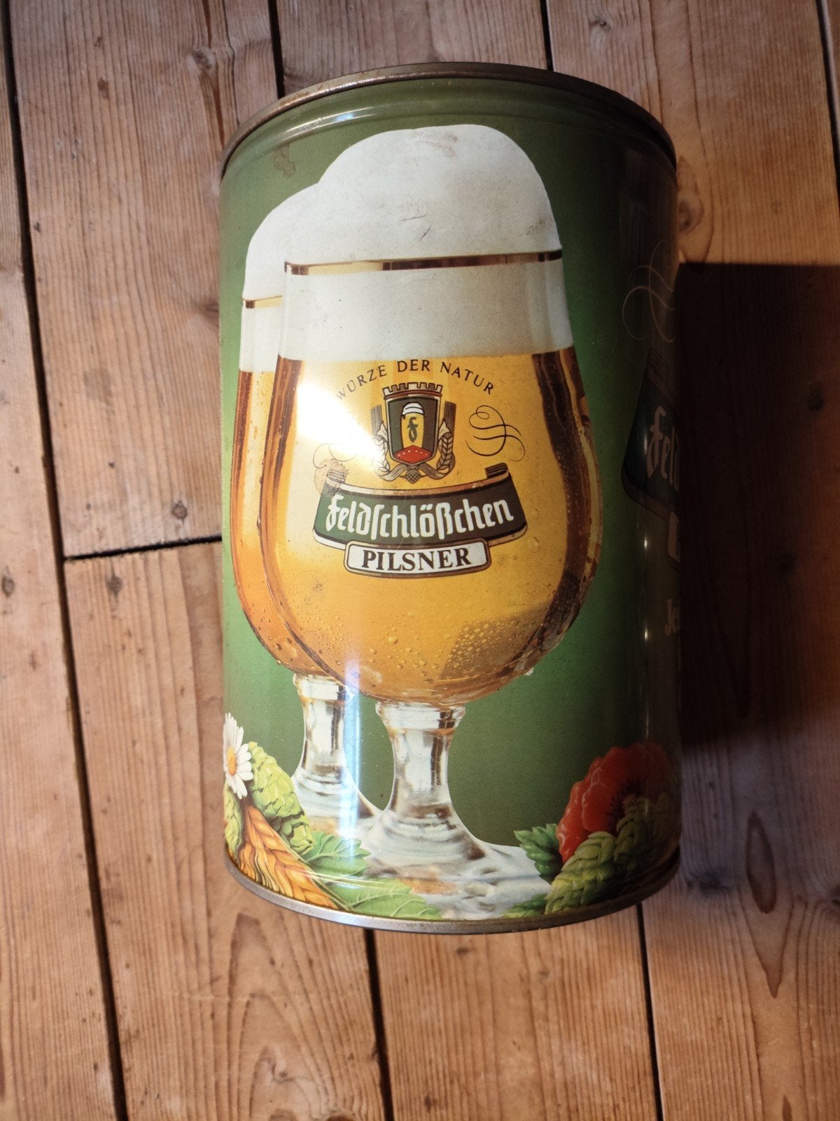 Vintage Feldschlösschen Pilsner Party-Fass, Ophalen of Verzenden, Gebruikt, Overige typen, Overige merken