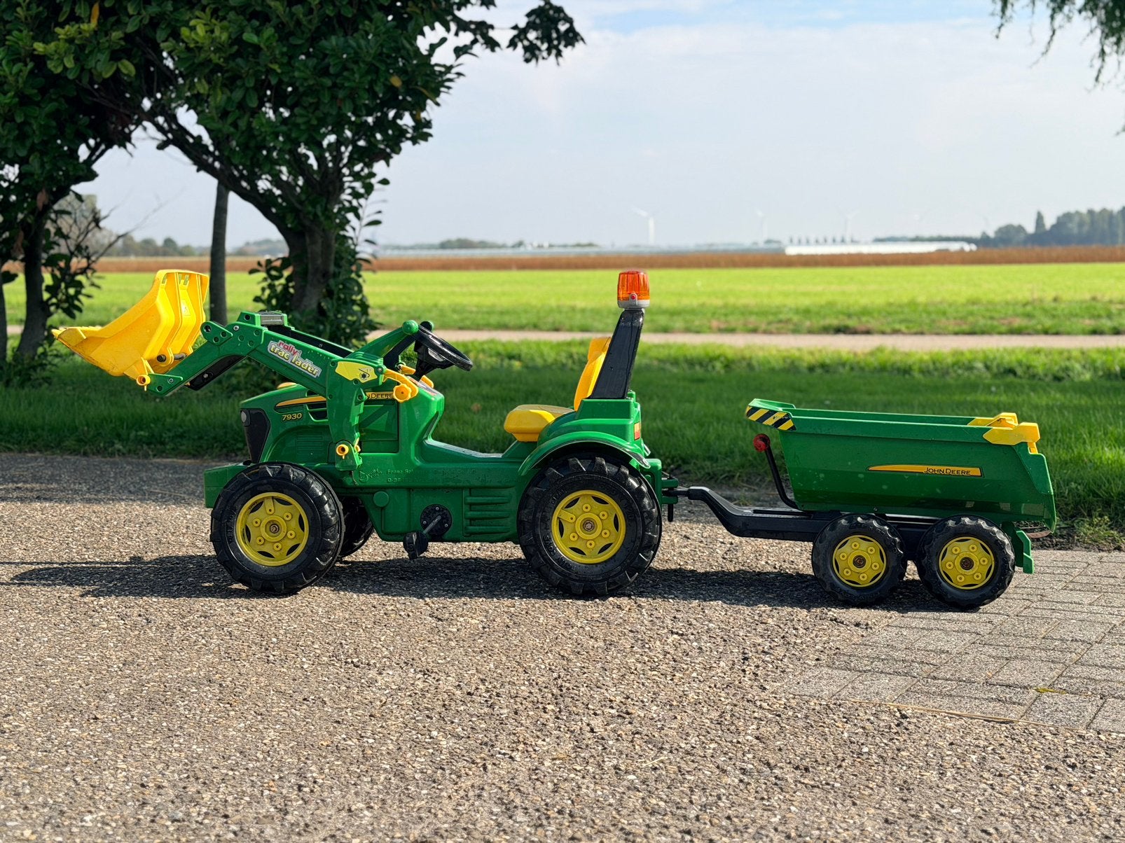 Rolly traclader John Deere 7930, Ophalen, Gebruikt, Overige merken, Met kar of aanhanger