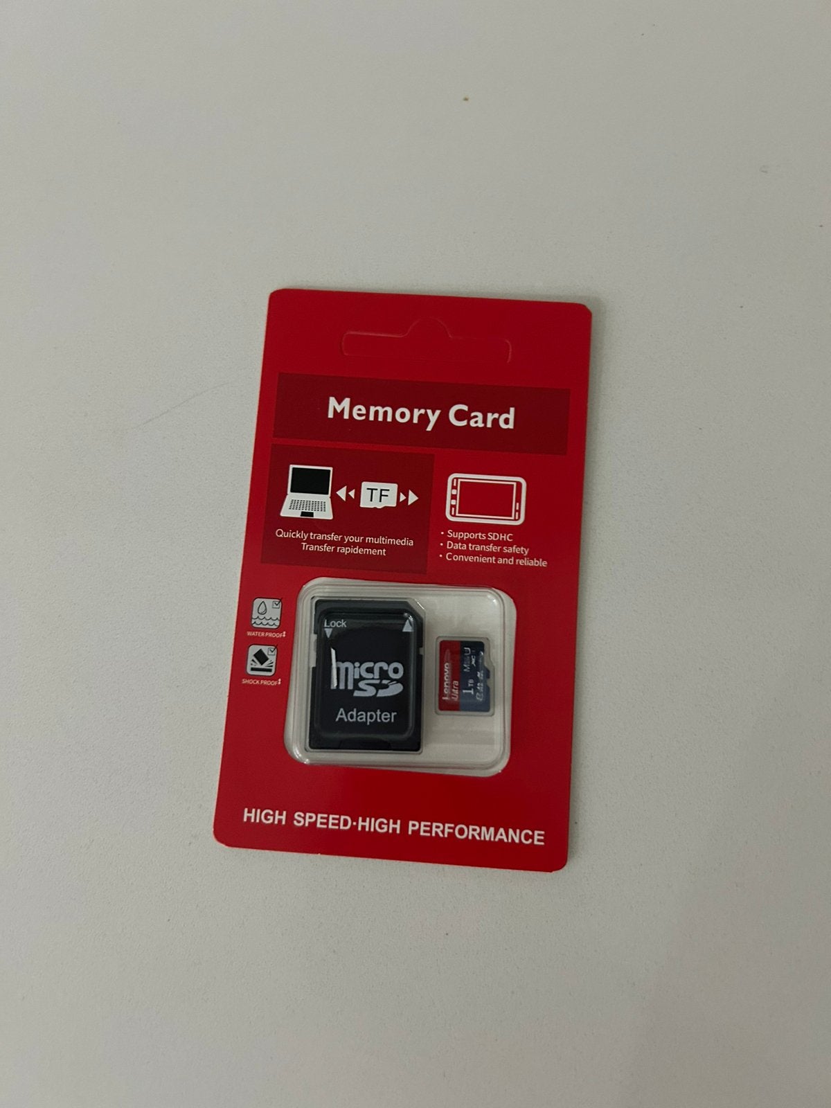 Nieuwe 1TB MicroSD-kaart inclusief SD-adapter, Audio, Tv en Foto, Ophalen of Verzenden, Zo goed als nieuw, SD, 1 TB of meer
