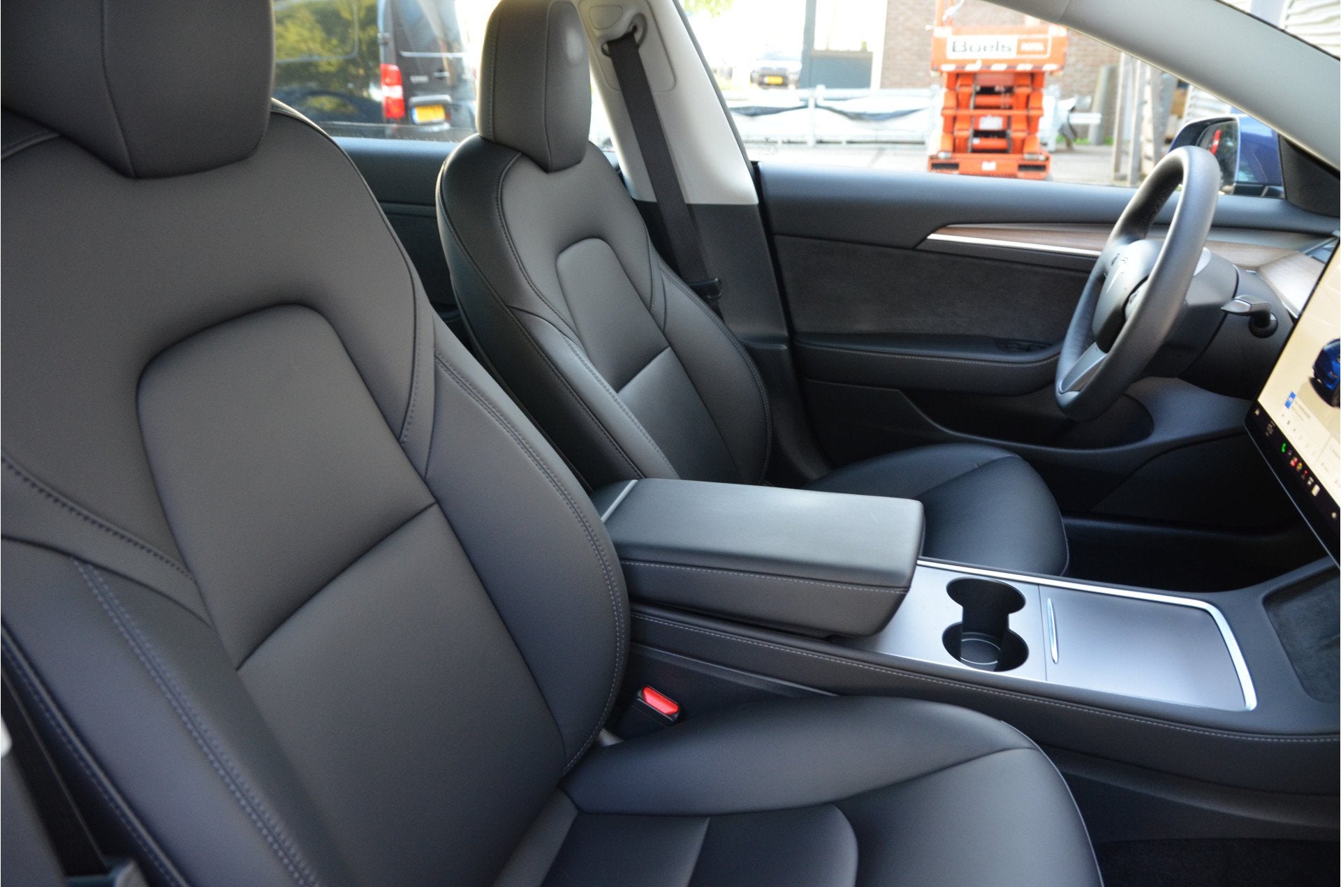 Tesla Model 3 Long Range AWD 75 kWh Enhanced AutoPilot3.0 Ry, Auto's, Automaat, Gebruikt, Zwart, Leder