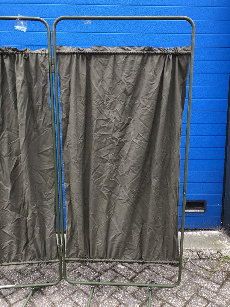 Kamerscherm uit Nederlands leger met doeken, Huis en Inrichting, Gebruikt, Niet ingevuld, Niet ingevuld, Ophalen