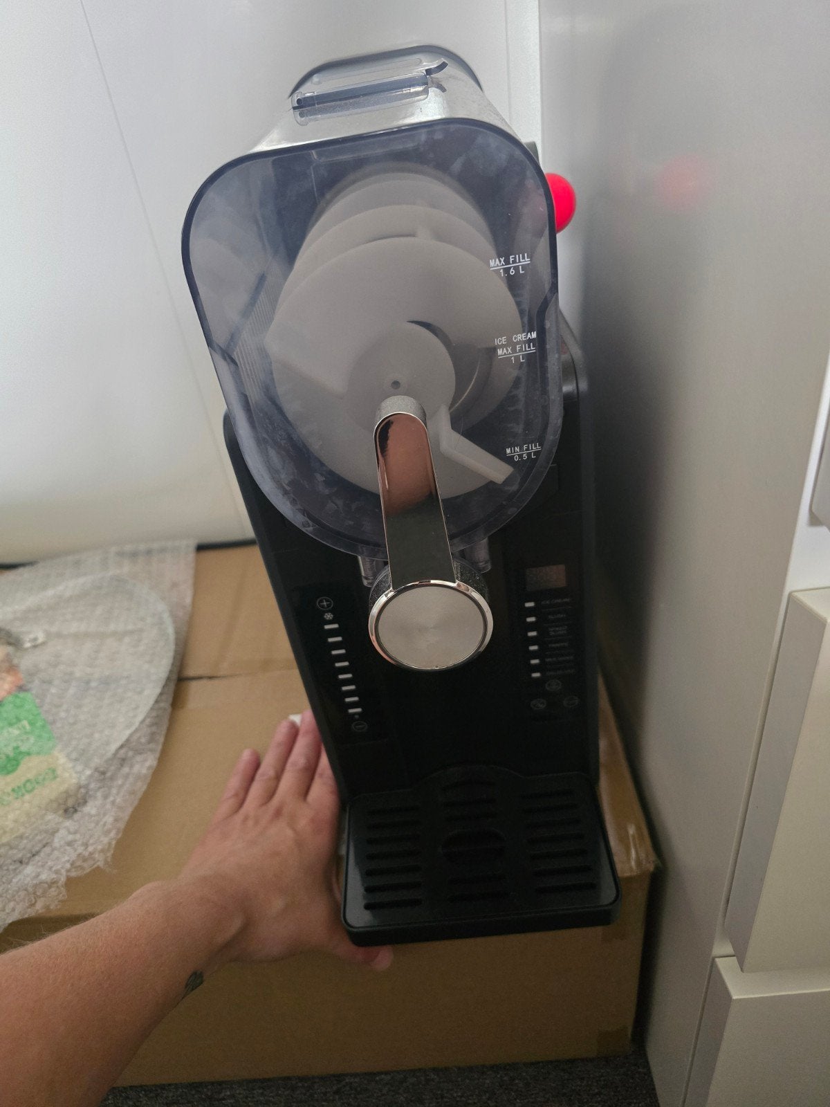 slush puppy machine, Ophalen, Zo goed als nieuw