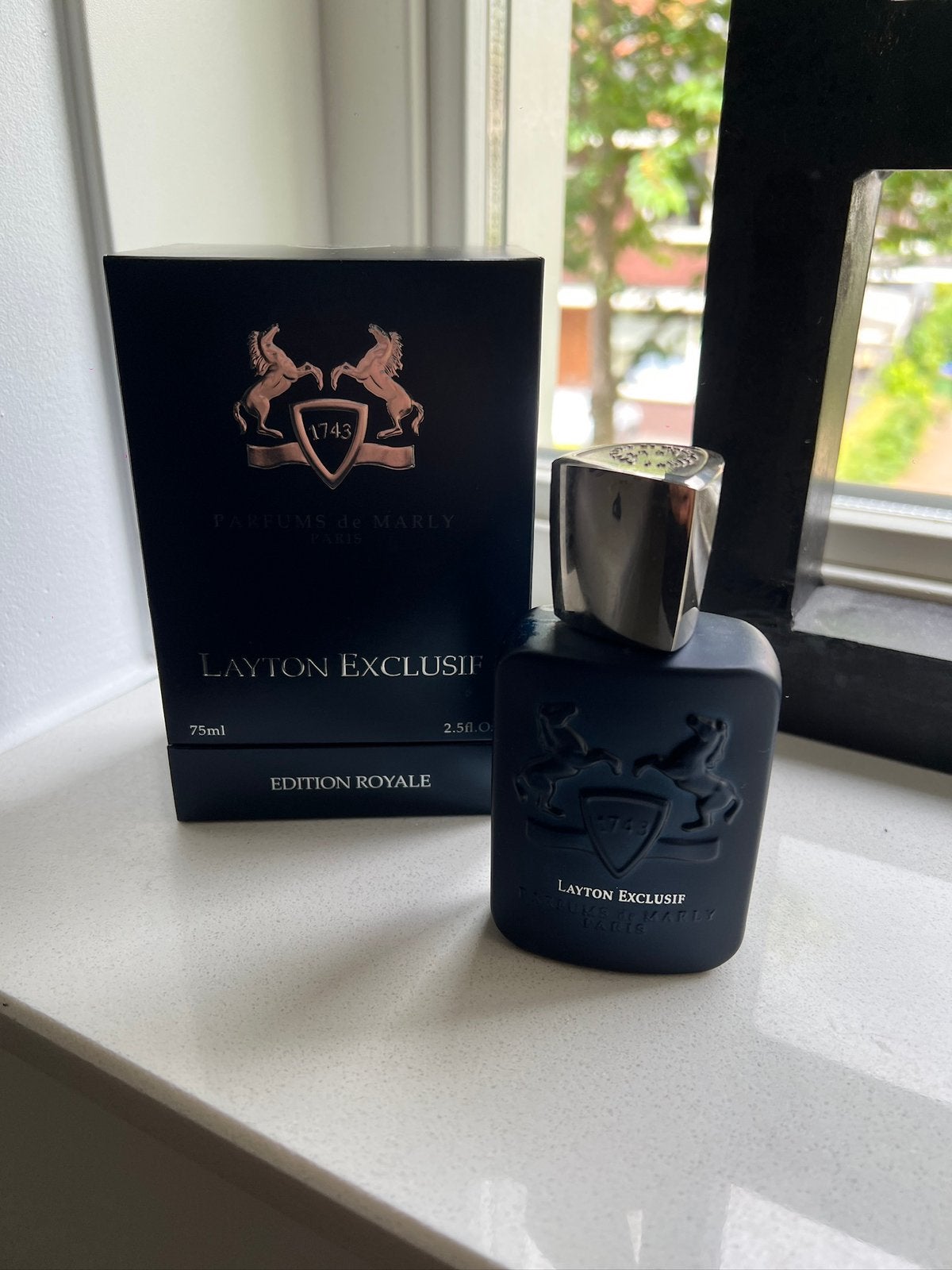 Parfums de Marly layton exclusif, Sieraden, Tassen en Uiterlijk, Uiterlijk | Parfum, Ophalen of Verzenden, Zo goed als nieuw