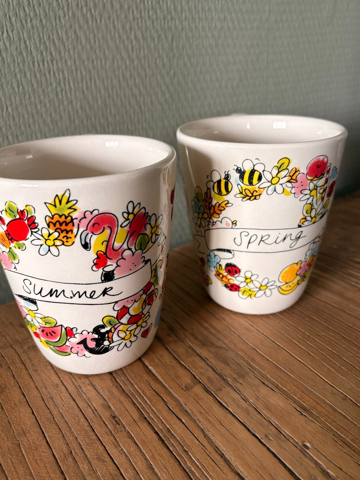 Blond Amsterdam Bekers - Summer & Spring / Meisjes, Huis en Inrichting, Gebruikt, Keramiek, Modern, Blond Amsterdam