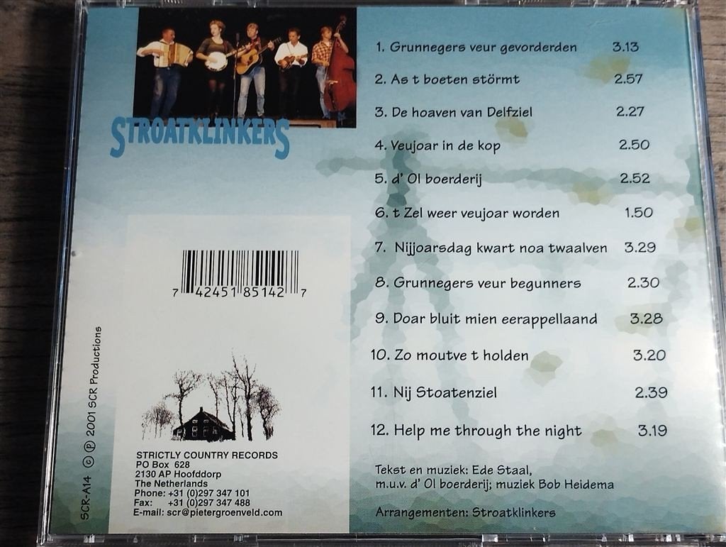Stroatklinkers ‎– Knap Stoaltje [Liedjes Van Ede Staal], Ophalen of Verzenden, Zo goed als nieuw, Levenslied of Smartlap