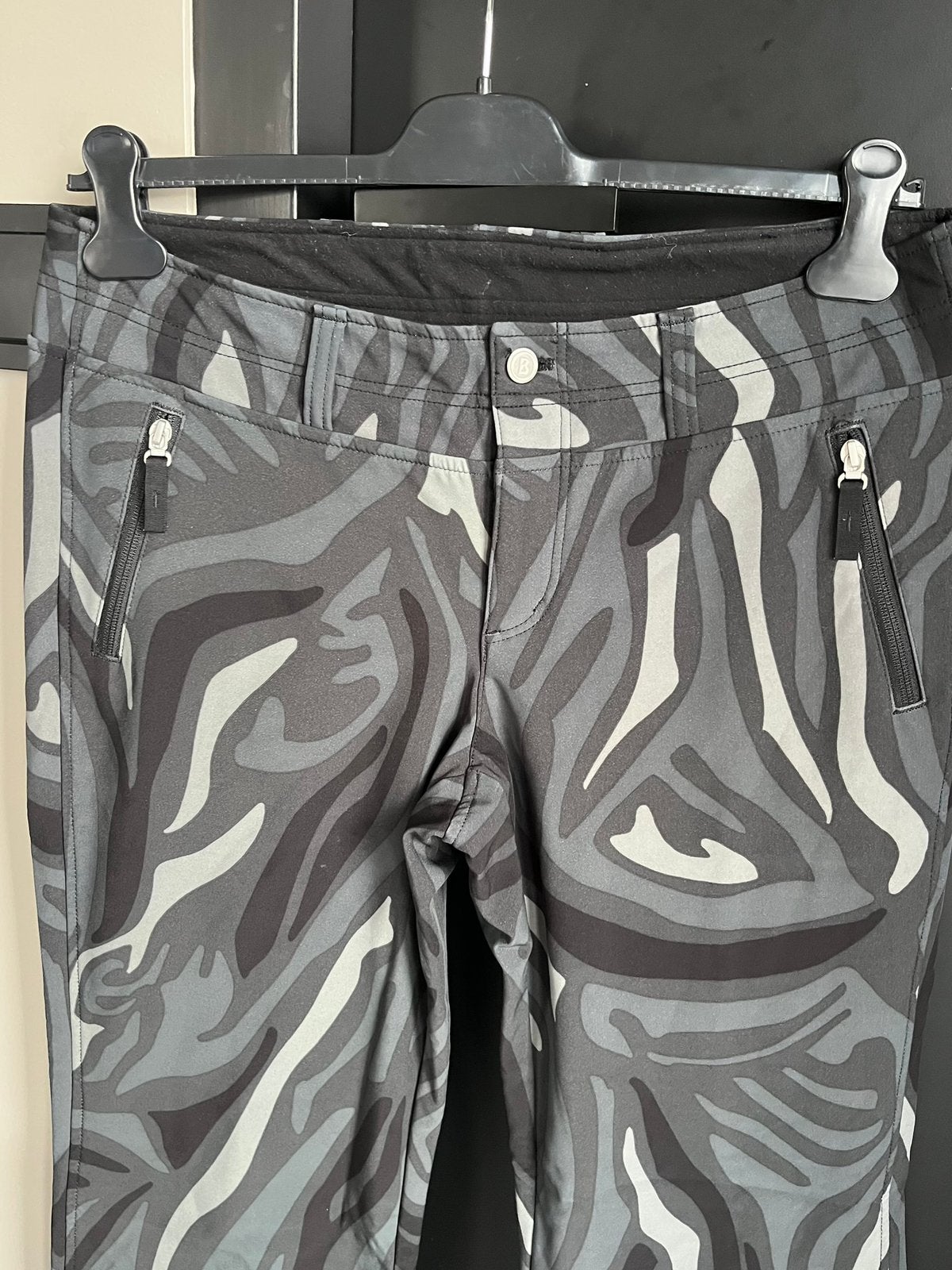 Bogner fire+ice softshell skibroek zwart grijs 42, Kleding | Dames, Ophalen of Verzenden, Zo goed als nieuw, Maat 42/44 (L), Broek