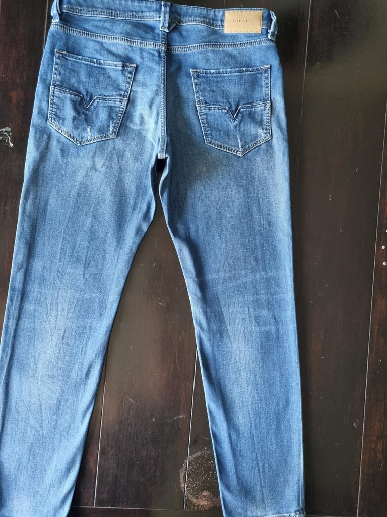 ZGAN LARKEE BEEX TAPERED STRETCH JEANS SIZE 33/32!!, Kleding | Heren, Spijkerbroeken en Jeans, Ophalen of Verzenden, Zo goed als nieuw