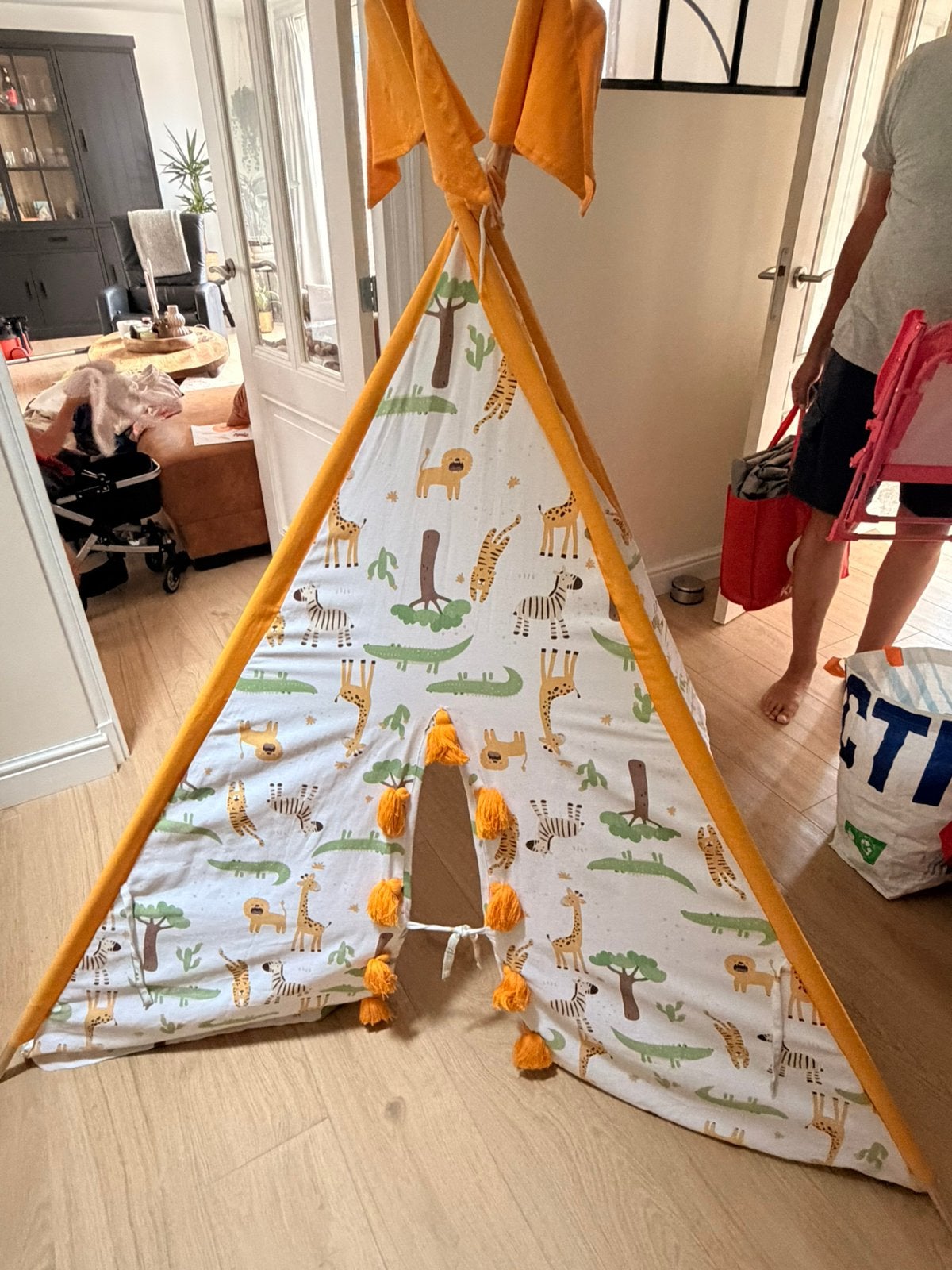 Superleuke tipi tent, Ophalen, Zo goed als nieuw, Overige materialen