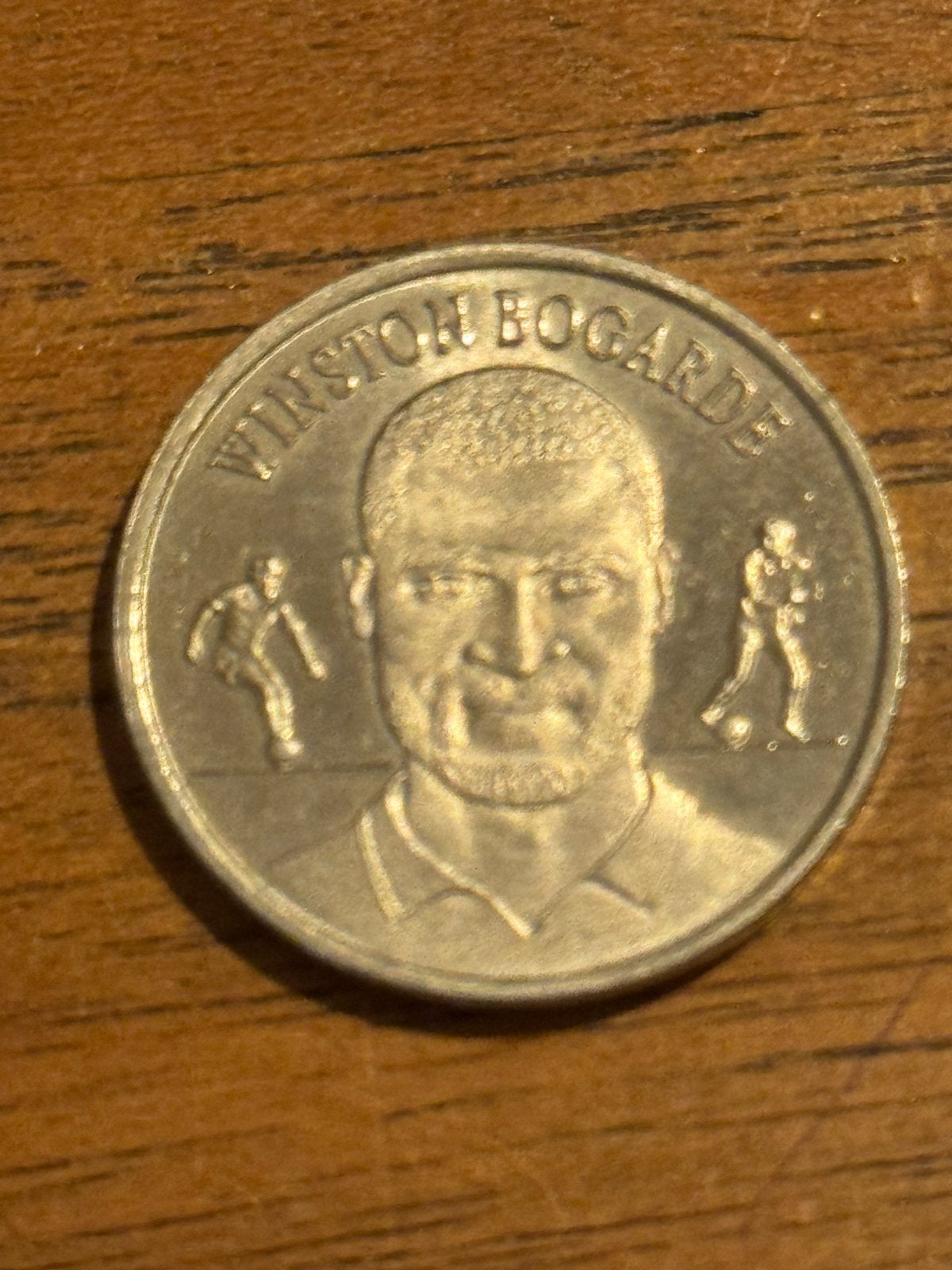 KNVB Herdenkingspenning 1998 - Winston Bogarde, Ophalen of Verzenden, Overige materialen, Nederland