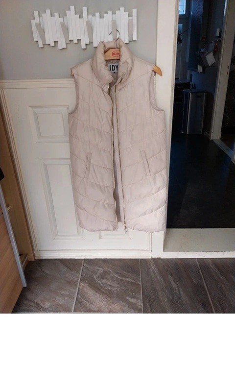 bodywarmer, Maat 38/40 (M), Beige, Ophalen of Verzenden, Zo goed als nieuw