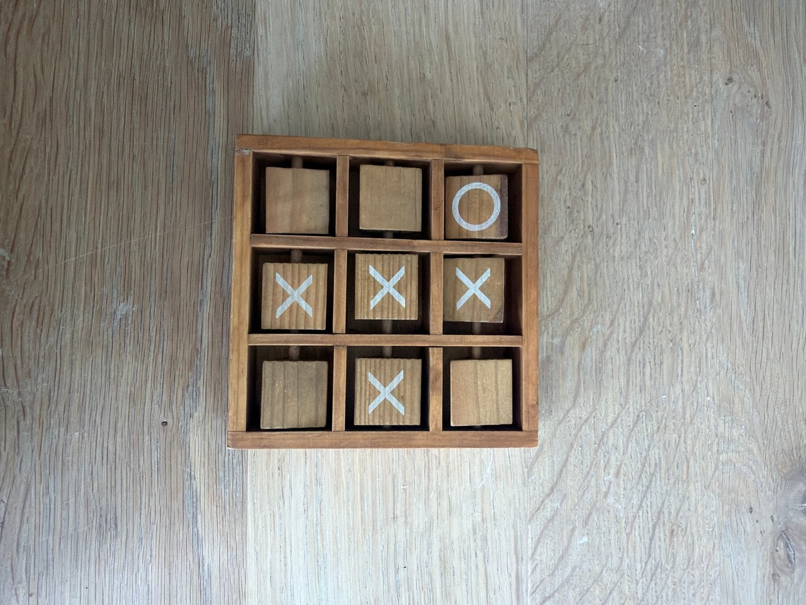 Houten Boter Kaas en Eieren spel, Een of twee spelers, Ophalen of Verzenden, Zo goed als nieuw