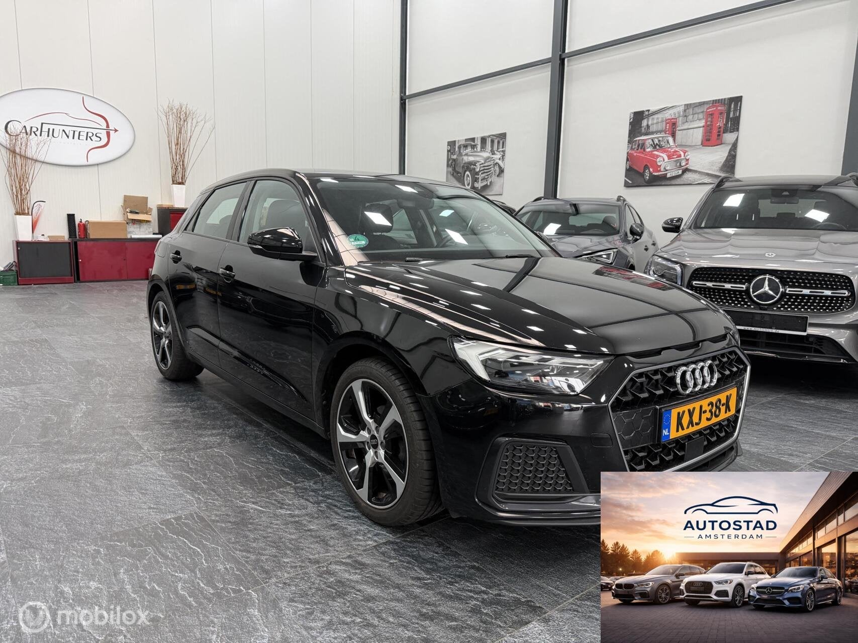 Audi A1 1.0 TFSI AUTOMAAT AMBIENTE AUTOMAAT, Auto's, Automaat, Stof, Overige brandstoffen, Zwart