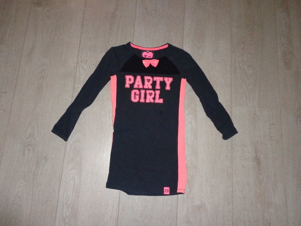 lieve meisjes sweatdress van Z8, maat 104/110, Ophalen of Verzenden, Zo goed als nieuw, Meisje, Jurk of Rok