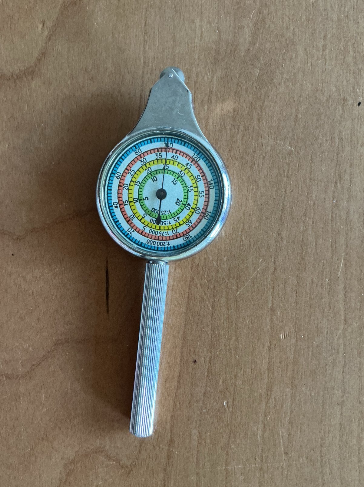Curvimeter om lengte op wegen landkaarten te meten, Ophalen of Verzenden