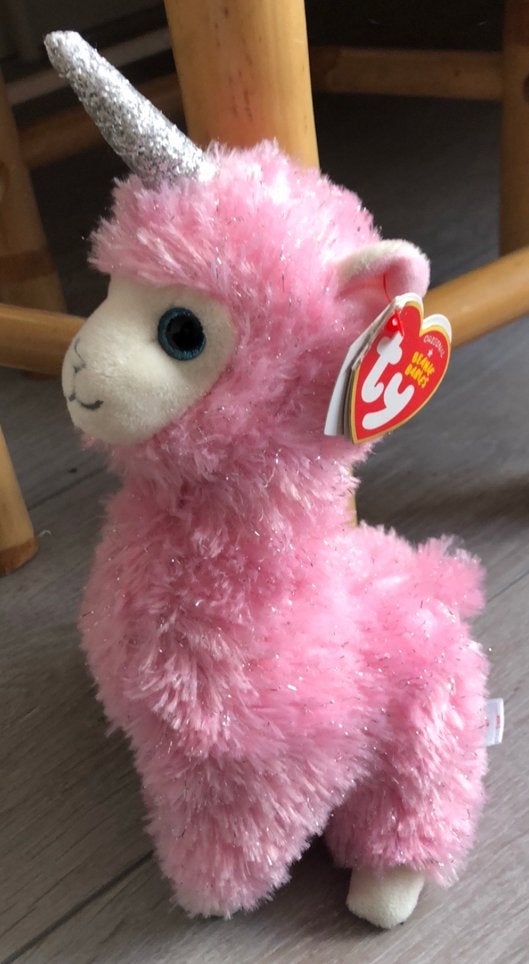 Nieuw! TY lama glitteroog, eenhoorn, Ophalen, Zo goed als nieuw, Overige typen