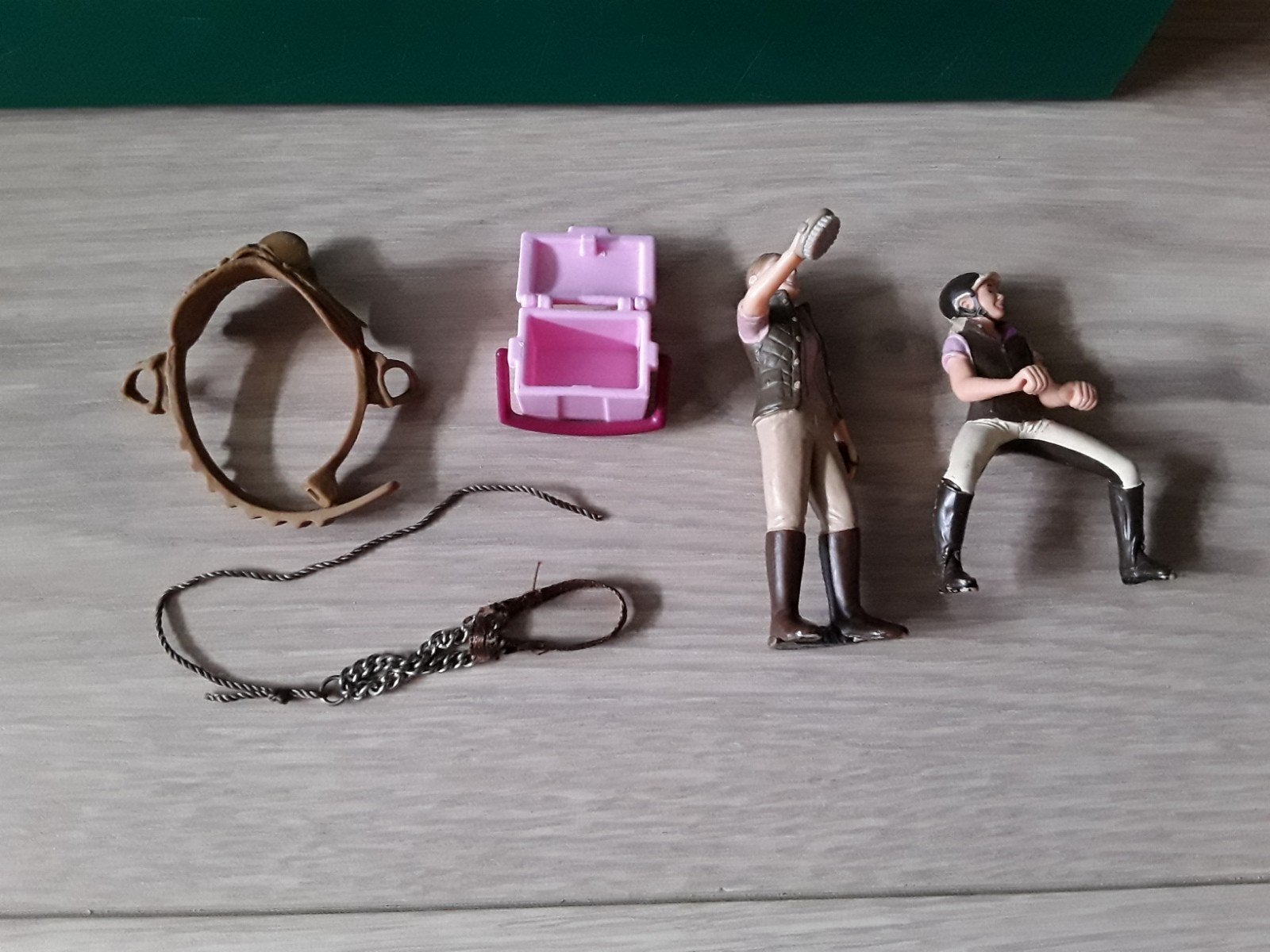 Schleich horse club accessoires, Ophalen of Verzenden, Zo goed als nieuw, Paard, Beeldje of Figuurtje