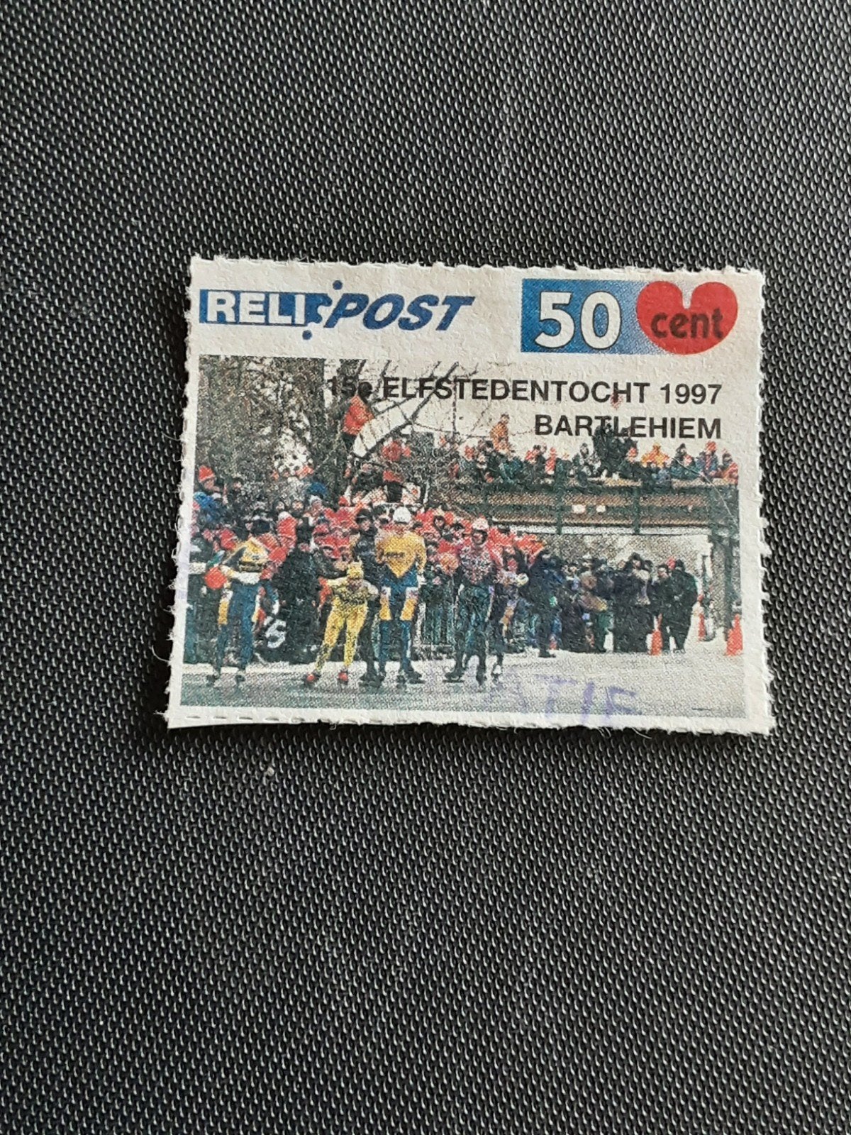 Relipost.  15e Elfstedentocht 1997 ( gest), Ophalen of Verzenden