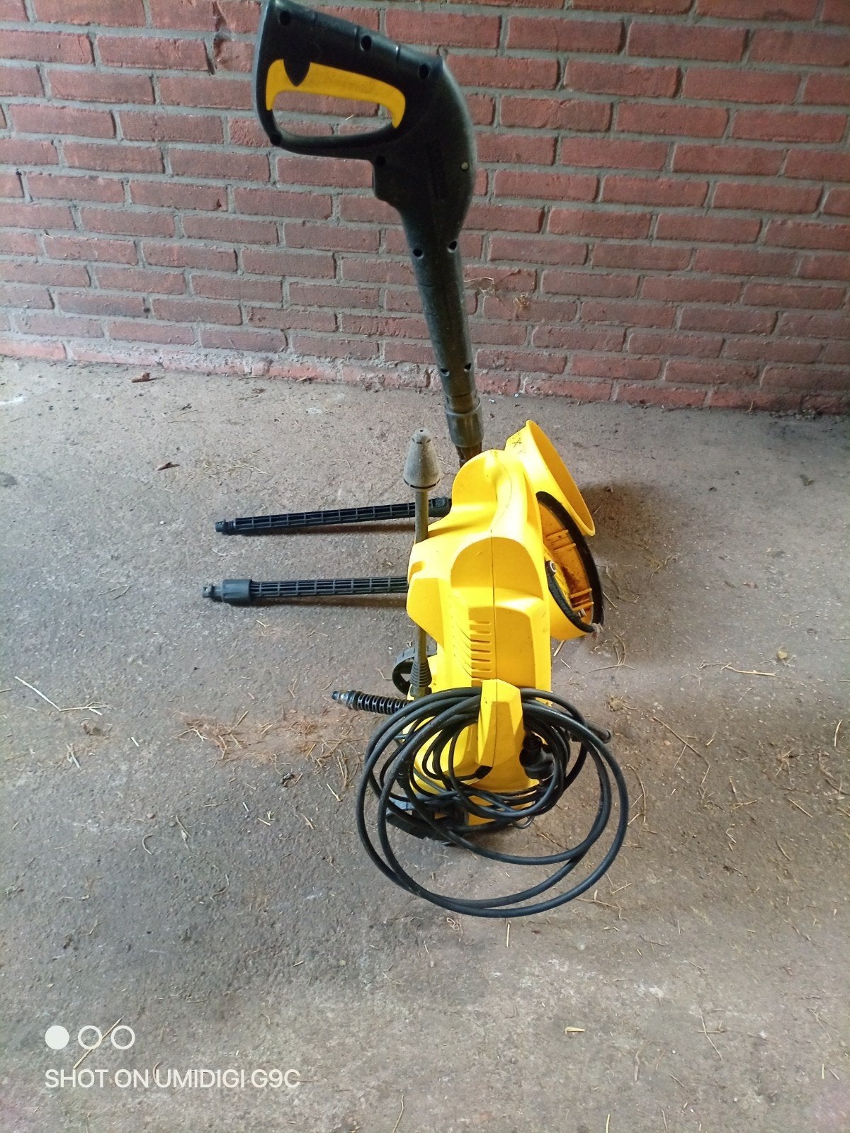 hogedruk spuit, Ophalen, Gebruikt, Elektrisch