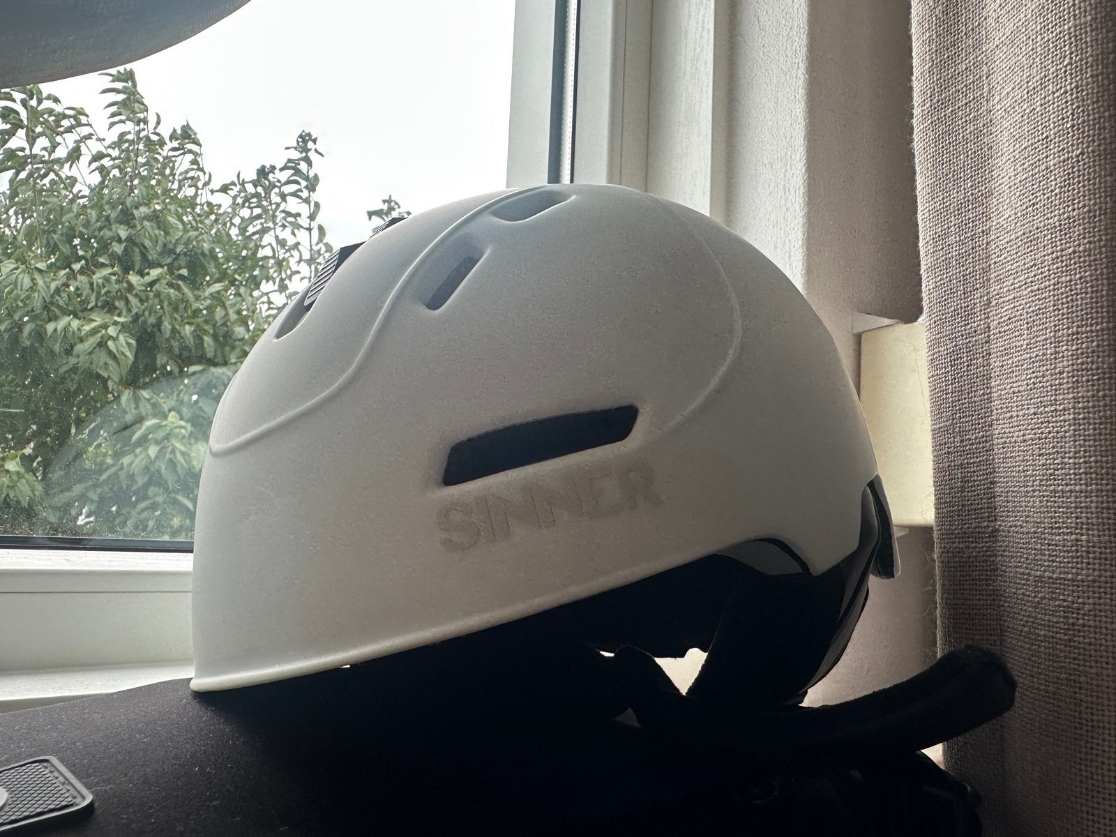 Witte Sinner winterhelm - Maat XS-S, Overige merken, Overige typen, Ophalen of Verzenden, Zo goed als nieuw