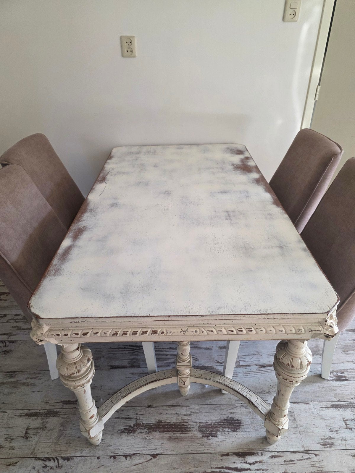 tafel  barok, Ophalen, Zo goed als nieuw, 4 tot 6 stoelen