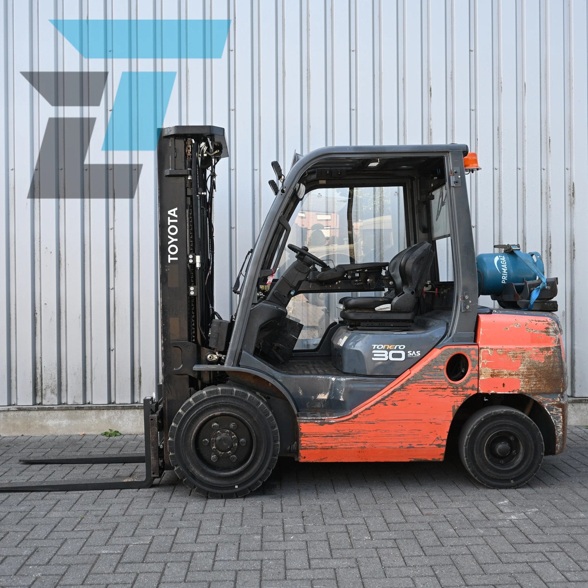 Toyota 02-8FGF30 LPG Heftruck (bj 2012), 3000 tot 4000 kg, LPG, Heftruck, Toyota