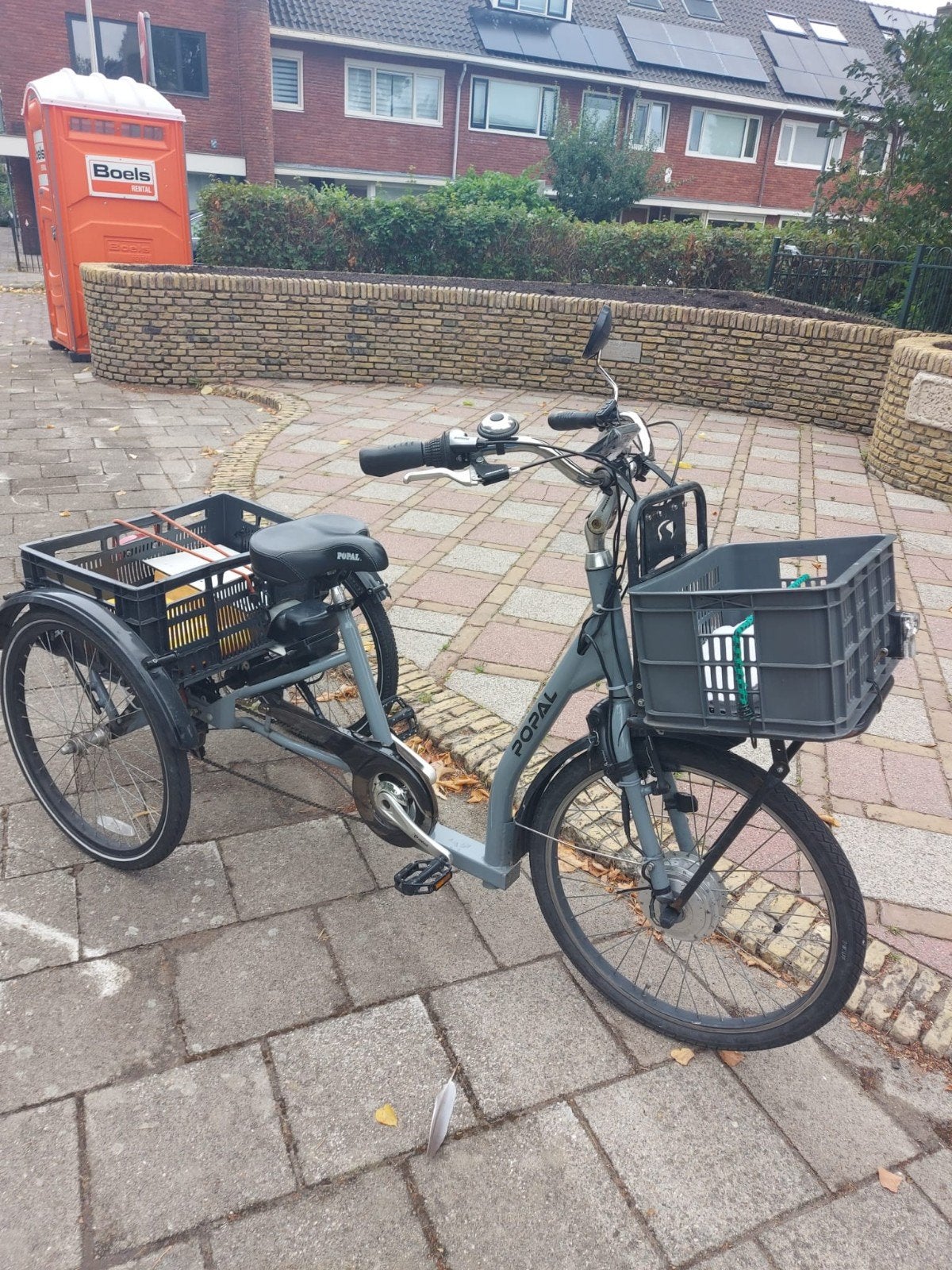 Popal E-Bakfiets. elektrische driewielfiets fiets, Fietsen en Brommers, Fietsen | Driewielfietsen, Ophalen of Verzenden, Gebruikt