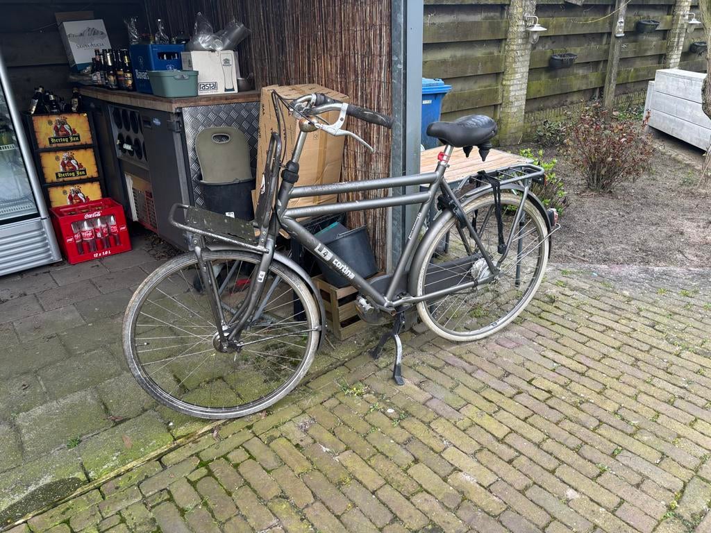 Degelijke stadsfiets en mountainbike te koop, Gebruikt, Velgrem, Versnellingen, 53 tot 57 cm