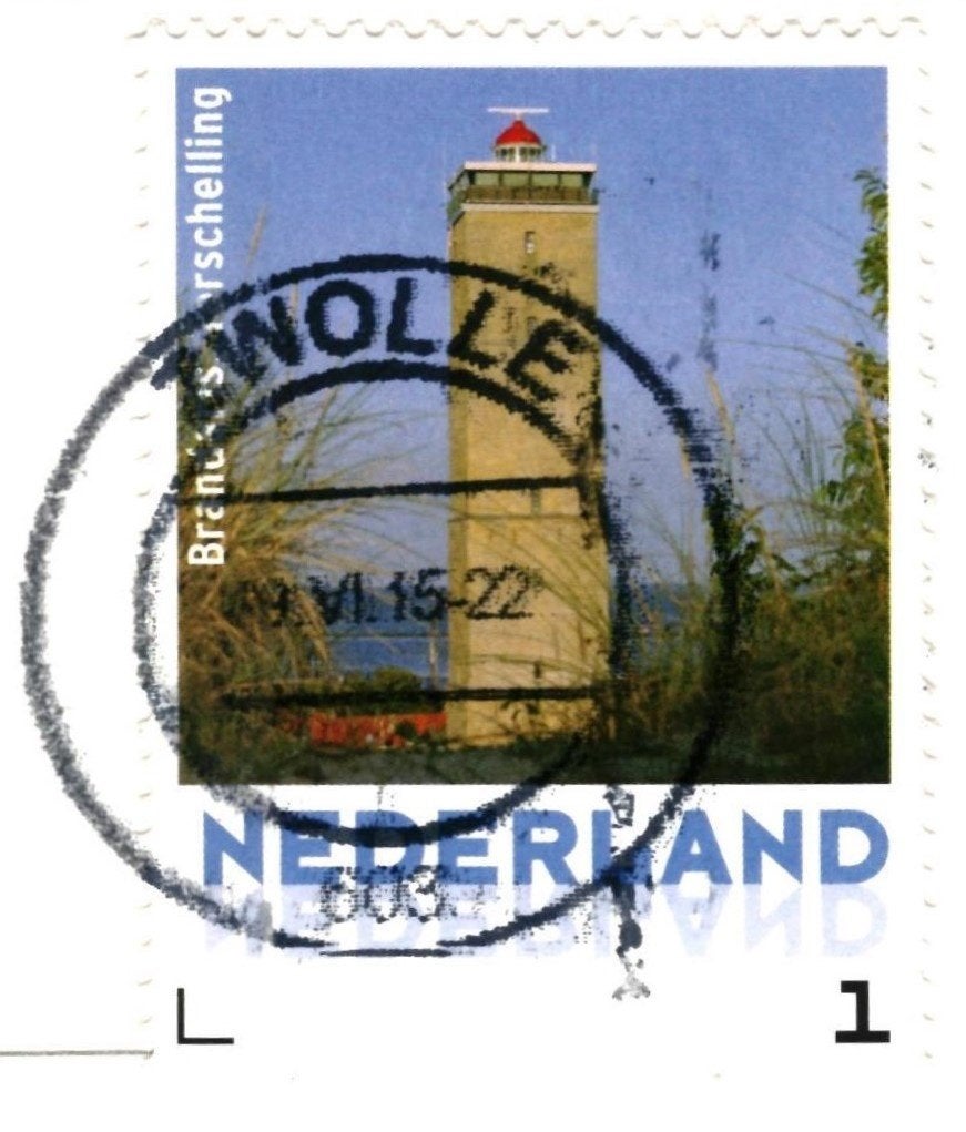 984001 Terschelling _Gelopen met mooie zegel Brandaris, Ophalen of Verzenden, 1980 tot heden, Gelopen, Waddeneilanden