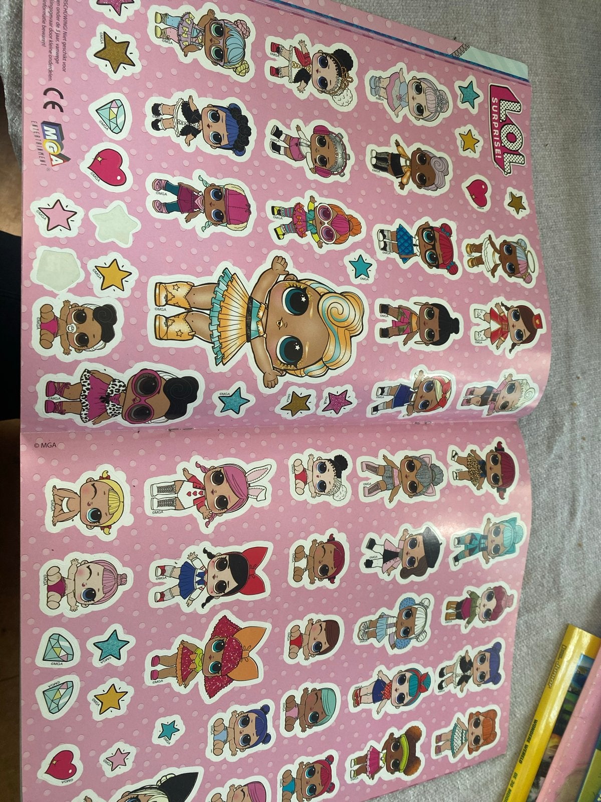 LOL Surprise! Stickerboek met meer dan 50 stickers, Ophalen of Verzenden, Zo goed als nieuw, Overige typen
