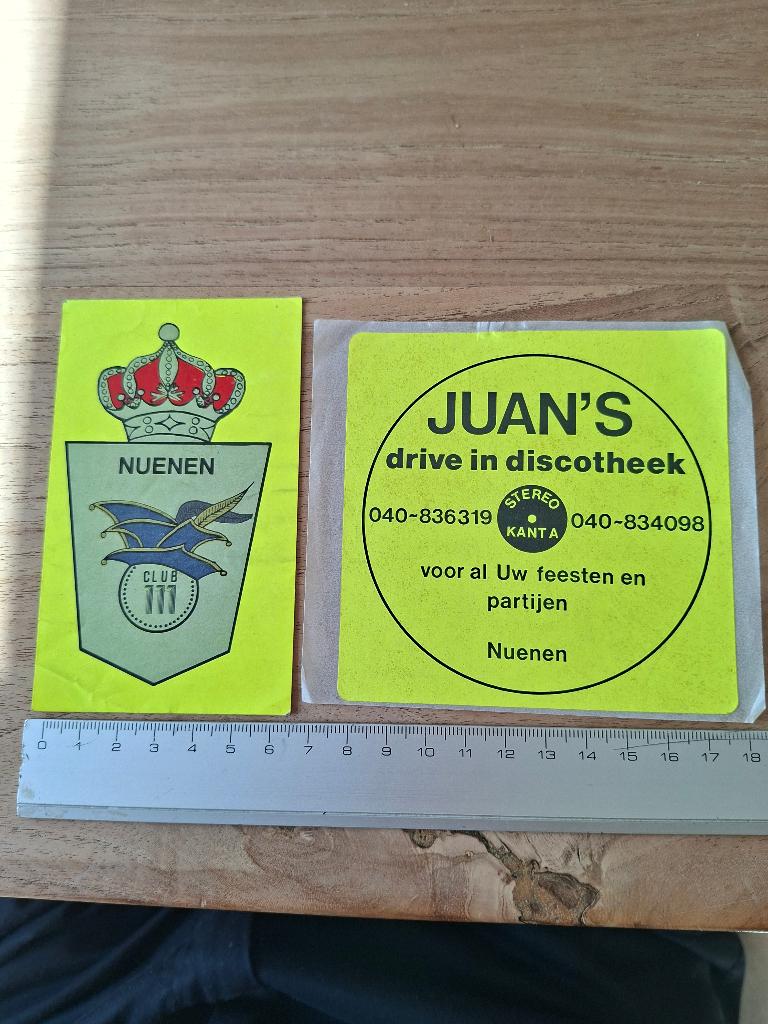 Stickers Nuenen, Ophalen of Verzenden, Zo goed als nieuw, Overige typen