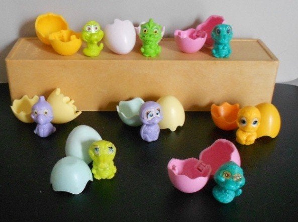 Kindersurprise Ferrero: 8 Verschillende dieren in Ei - 1koop, Ophalen of Verzenden, Zo goed als nieuw, Overige typen