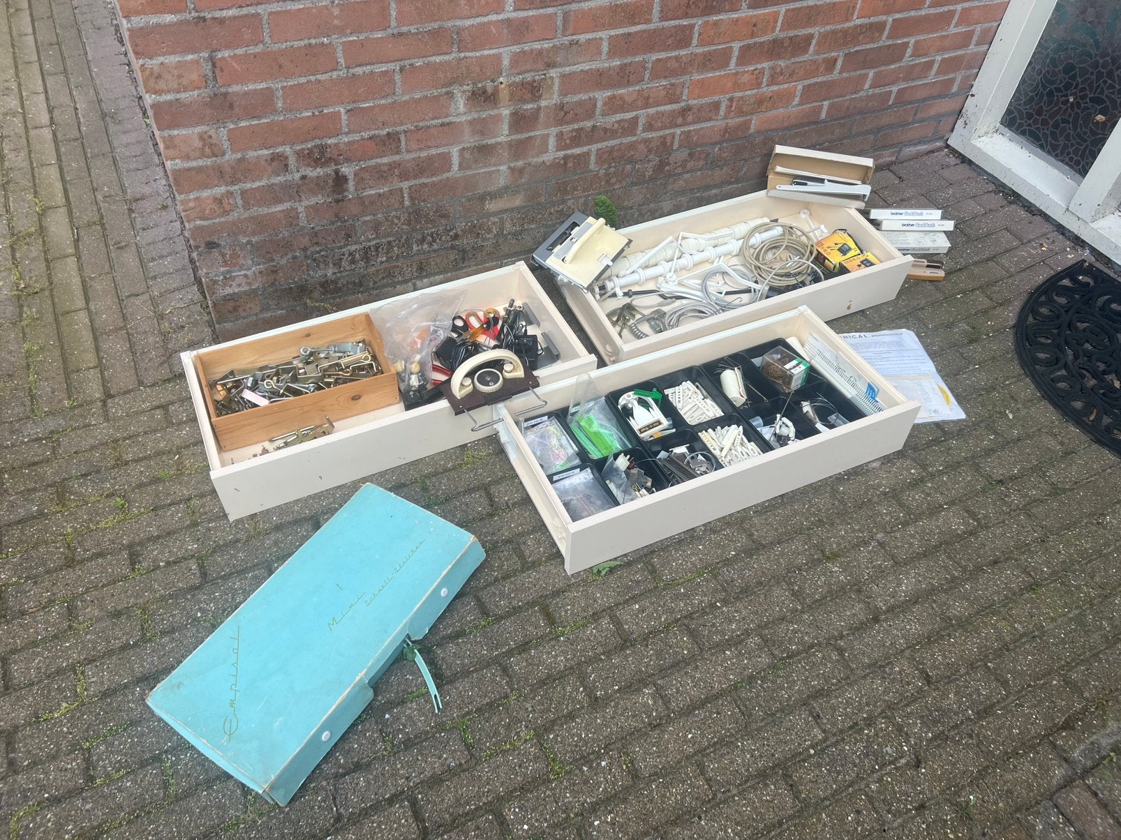 Te Koop : Onderdelen Verzameling Brother Breimachine, Hobby en Vrije tijd, Breien en Haken, Ophalen of Verzenden, Gebruikt, Breien