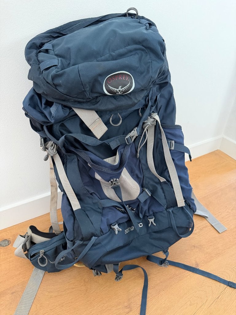 Osprey aether 60 - trekking/backpack rugzak, Sport en Fitness, Ophalen, Gebruikt, Rugzak