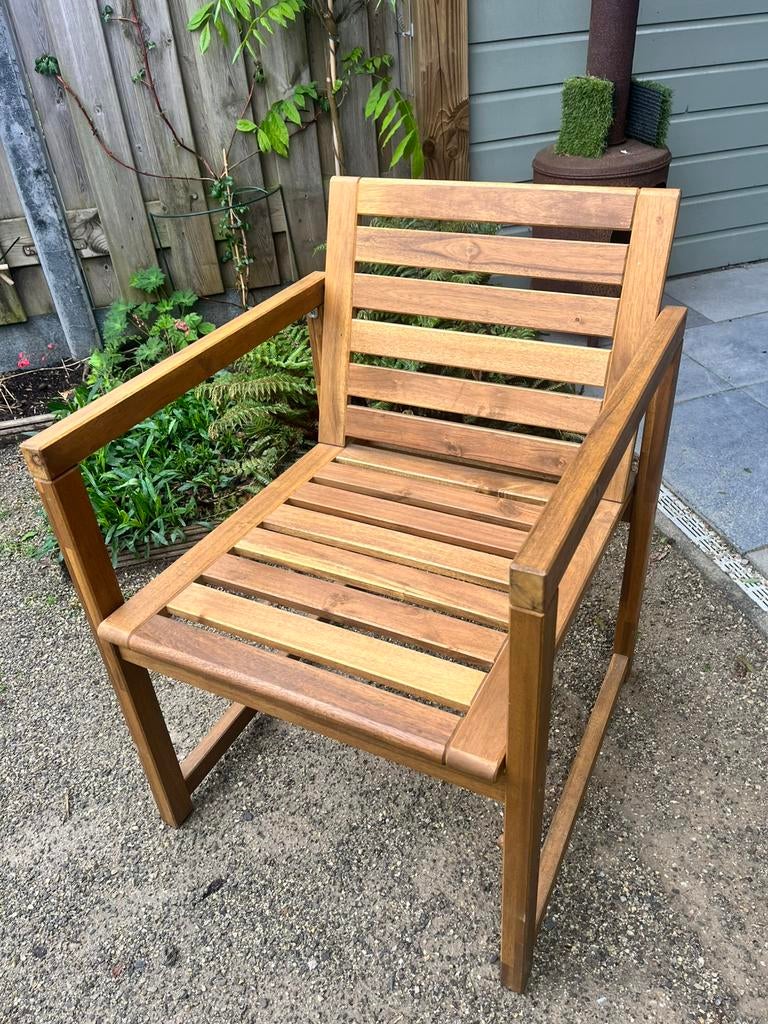 6 NÄMMARÖ IKEA tuinstoelen met kussens, Ophalen of Verzenden, Zo goed als nieuw, Kunststof