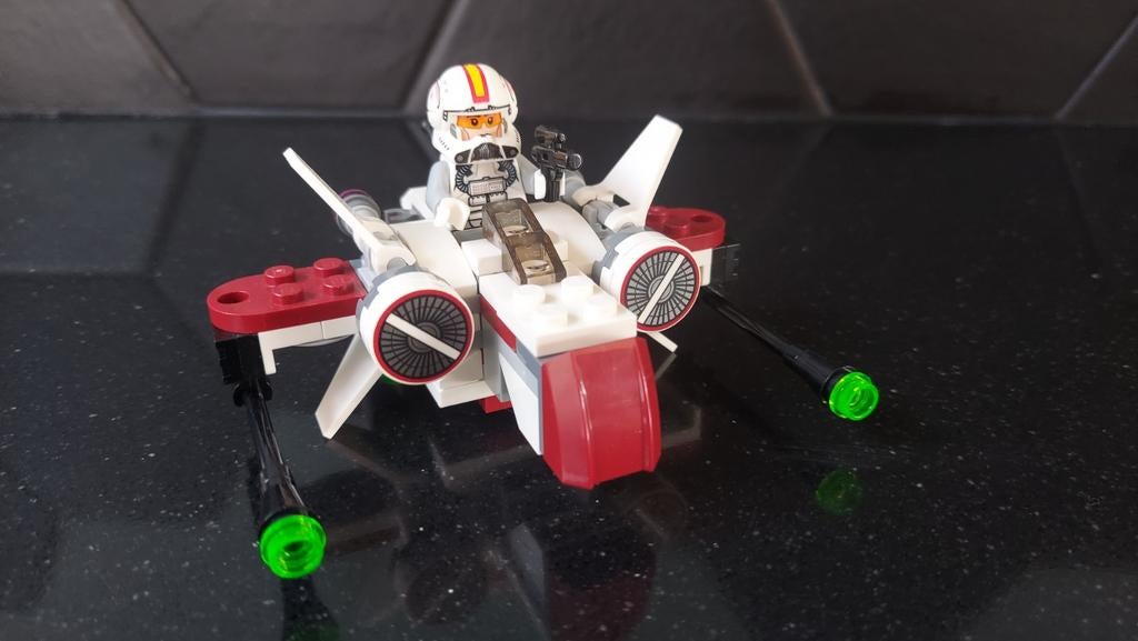 Lego Star Wars 75072 ARC-170 Starfighter Microfighter, Ophalen of Verzenden, Zo goed als nieuw, Complete set, Lego