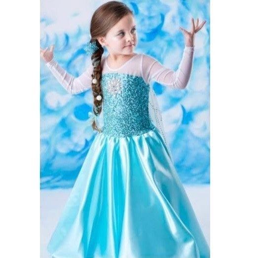 Nieuw ! Frozen Elsa Jurken NL Maat 128 -134 / Prinsessenjurk, Ophalen of Verzenden, Nieuw, 134 t/m 140, Meisje