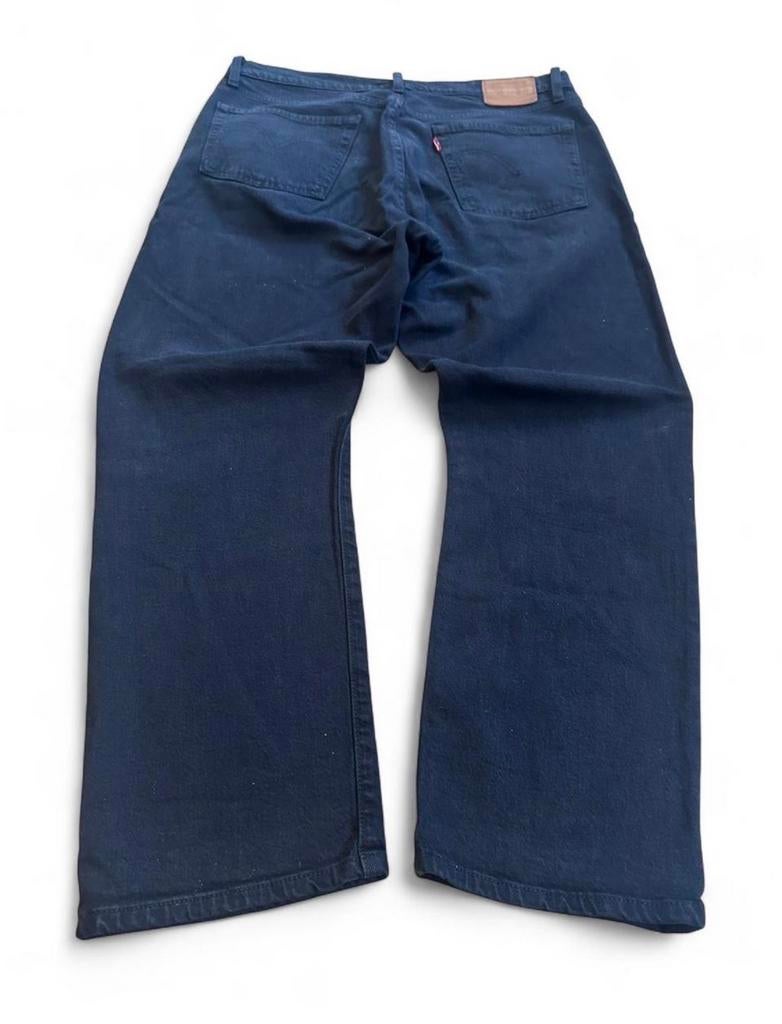 Levi's 501 Straight Leg Jeans Zwart W31 L26 Cropped Fit, Ophalen of Verzenden, Zo goed als nieuw, Maat 48/50 (M), Zwart