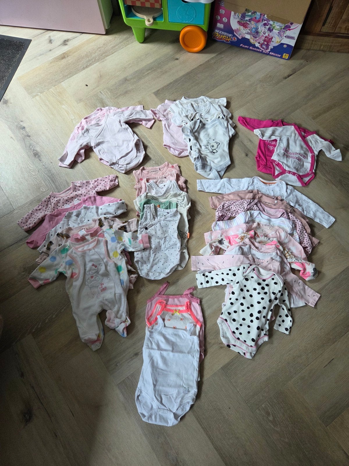 Grote set baby meisje rompers en boxpakjes, Ophalen, Gebruikt, Meisje