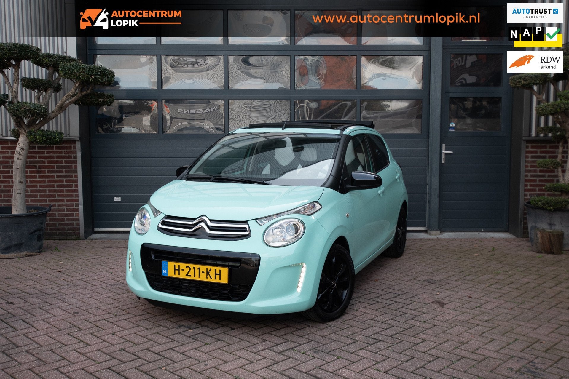 Citroen C1 1.0 VTi Airscape Shine|Camera, Voorwielaandrijving, Stof, Gebruikt, Euro 6