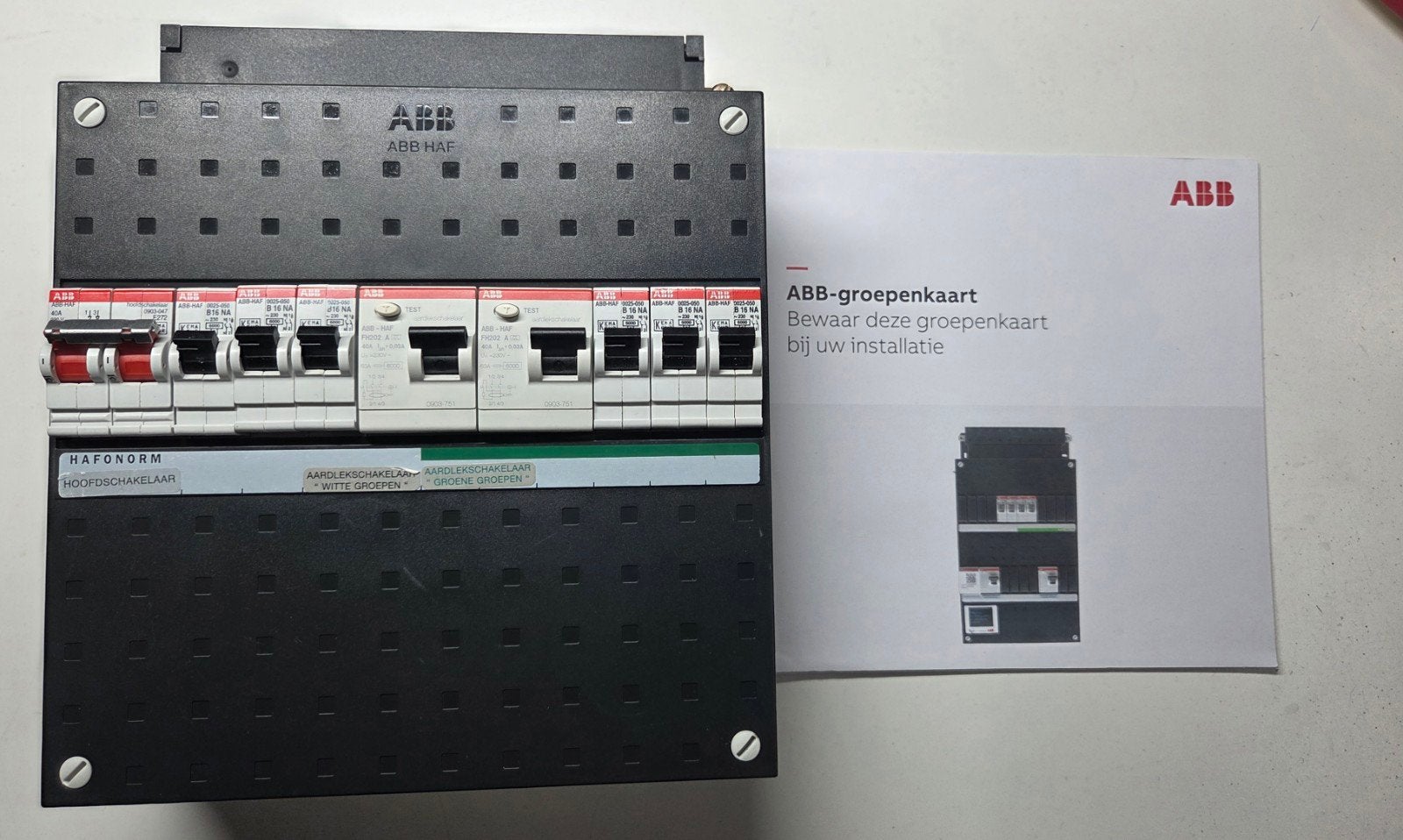 ABB 1 Fase Groepenkast, Ophalen of Verzenden, Gebruikt, ABB, Groepenkast