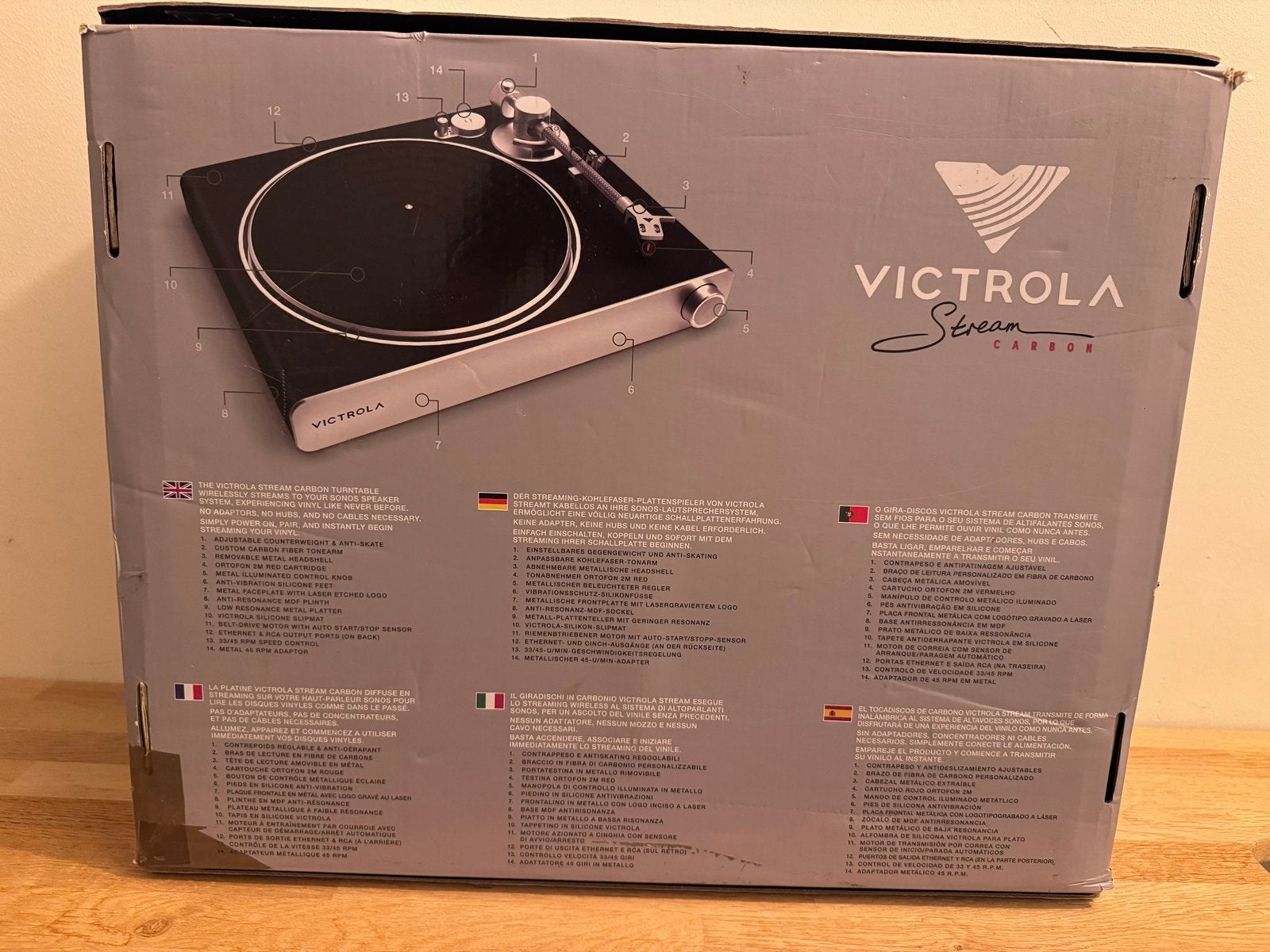 Victrola Stream Carbon Platenspeler - Sonos Ready, Audio, Tv en Foto, Ophalen, Nieuw, Platenspeler, Overige merken