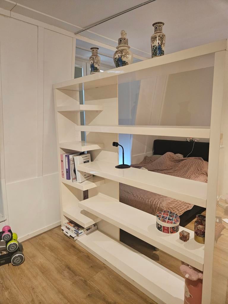 Grote open kast/ boekenkast 200x200 cm, Ophalen, Met plank(en), Gebruikt, 150 tot 200 cm