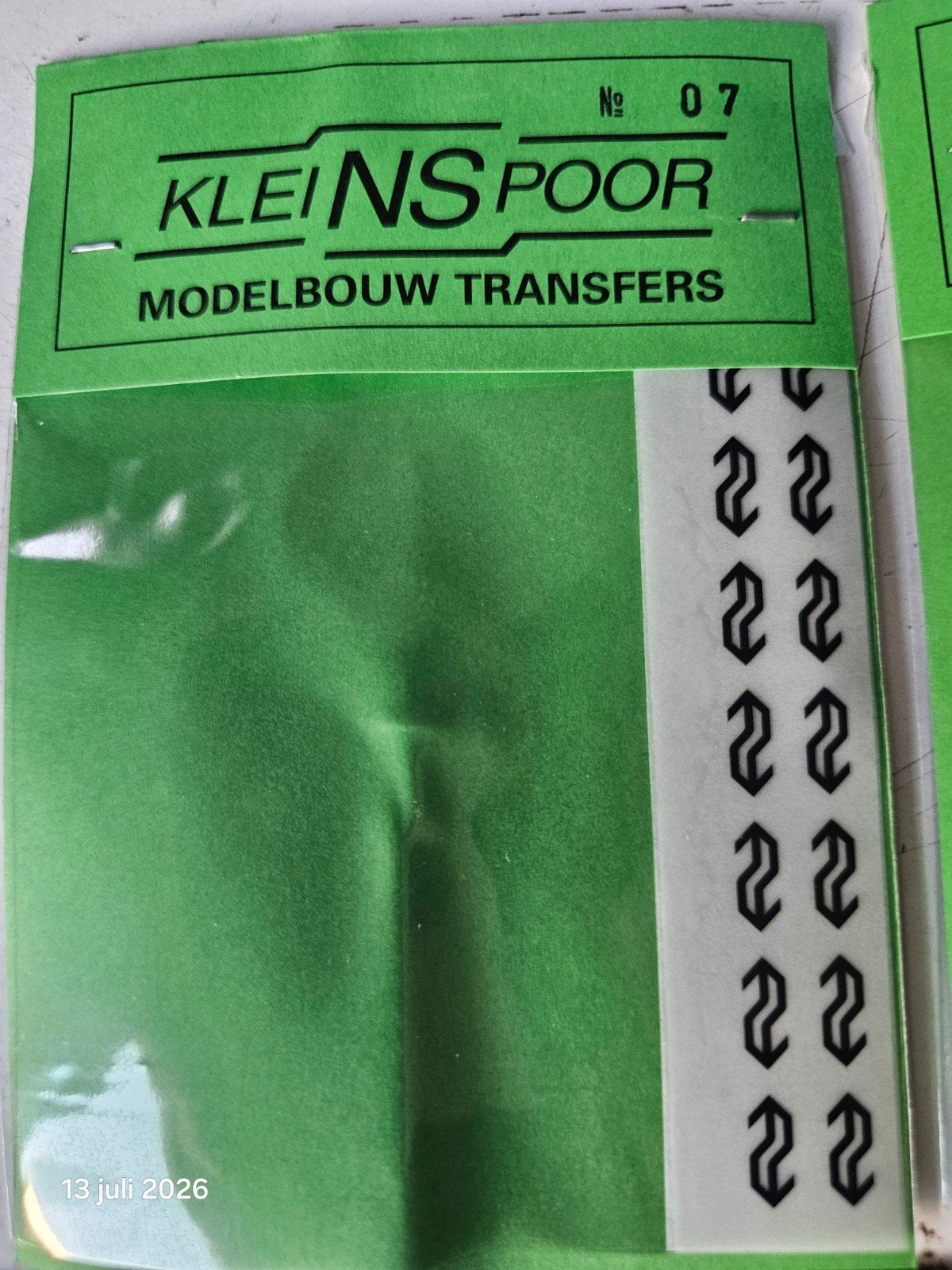 Modeltrein HO NS Decals - Nieuw, Hobby en Vrije tijd, Modeltreinen | H0, Ophalen of Verzenden, Nieuw, Overige typen, NS