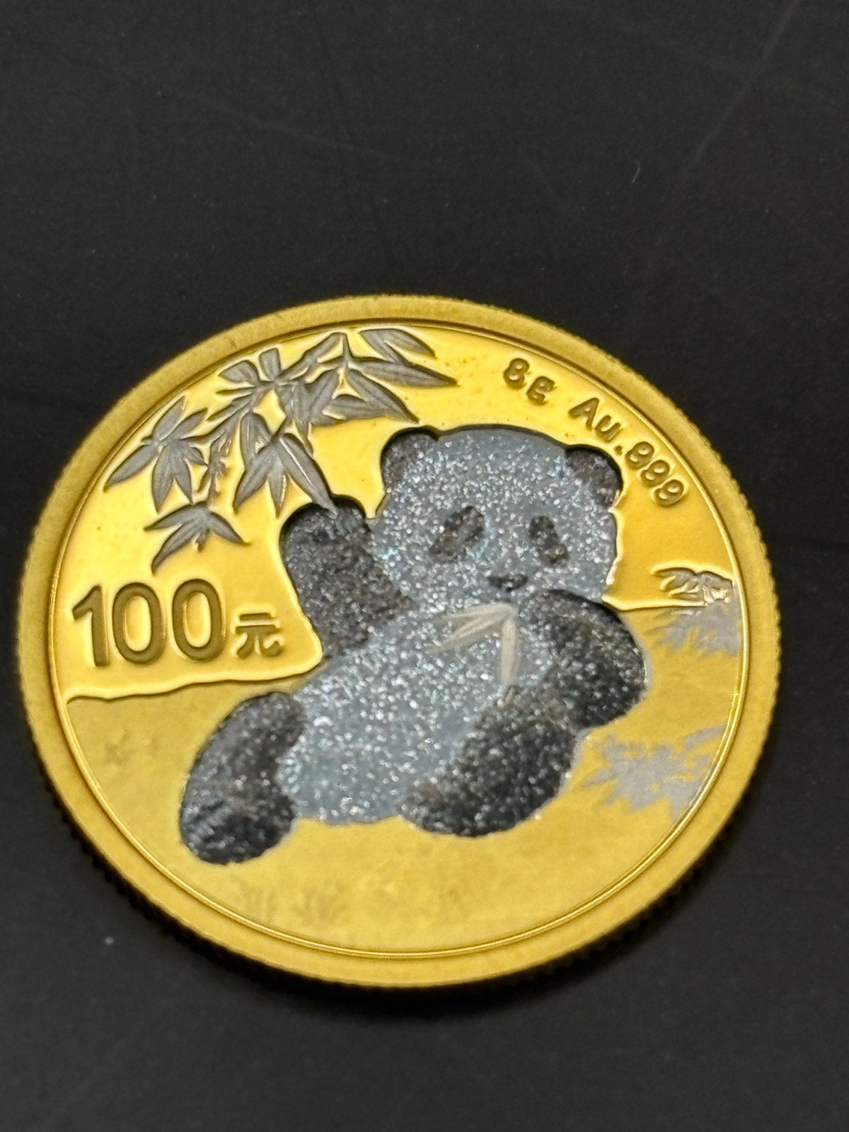 2020 Gekleurde Gouden Panda 100 Yuan PROOF munt 8g, Ophalen, Oost-Azië, Losse munt, Goud