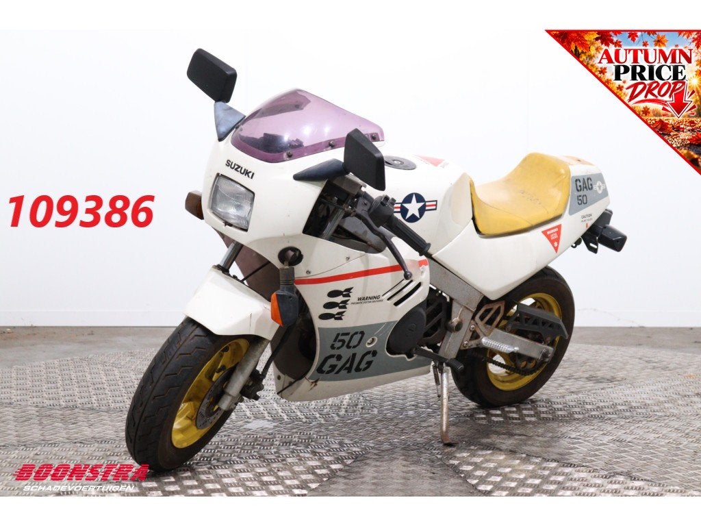 Suzuki Gag 50 Yoshimura (bj 1986), Fietsen en Brommers, Overige merken, Dopplerlaan 4
9207HC  DRACHTEN, NL, Boonstra Schadevoertuigen