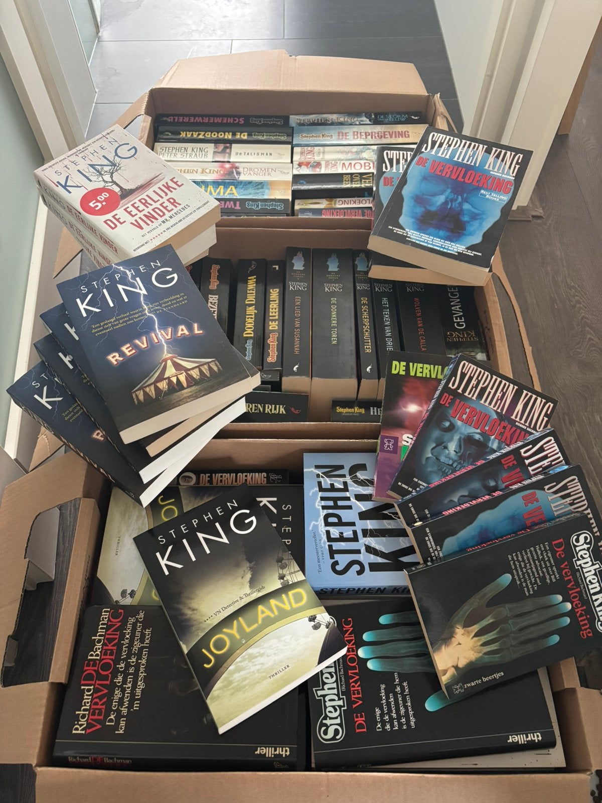 Partij Stephen King boeken, Boeken, Ophalen, Zo goed als nieuw