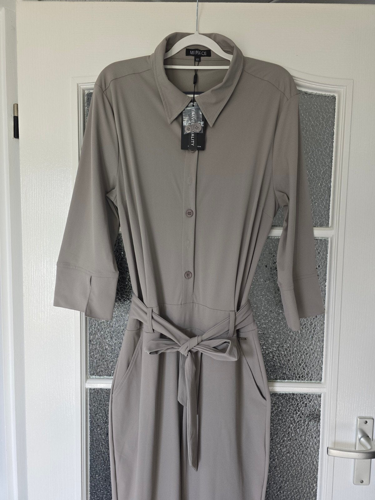 nieuw mi piace jumpsuit xxl taupe travel, Kleding | Dames, Ophalen of Verzenden, Nieuw, Maat 46/48 (XL) of groter, Bruin