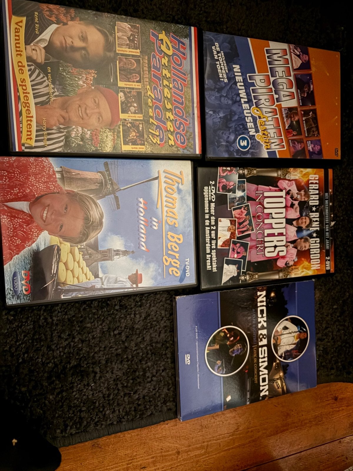 Diverse muziek DVD's: Live Aid, Marco Borsato, André Rieu, Gebruikt, Alle leeftijden, Concert, Inclusief doosje
